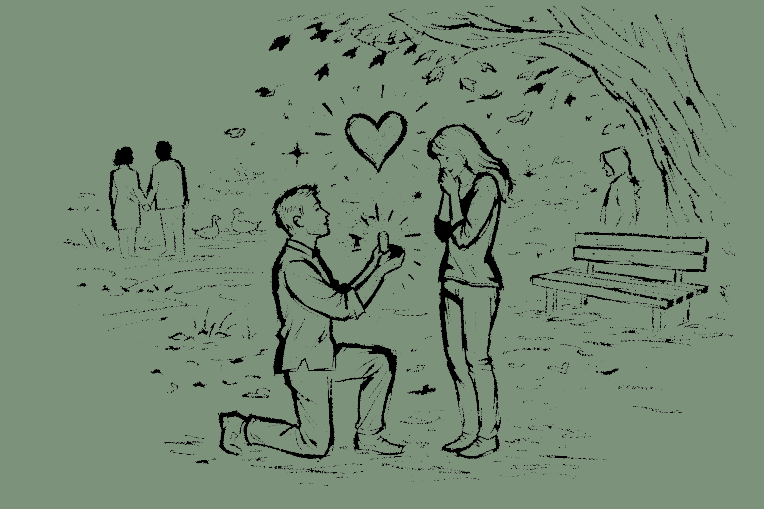 The Bench Film Sketch 2